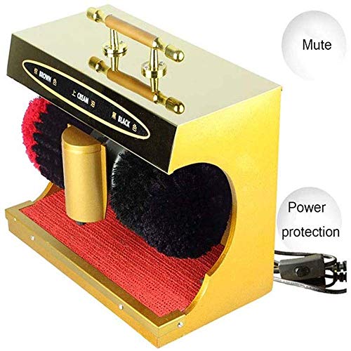 JTKDL Electric Shoe Polisher, Automatic Electric Shoe Car Brush Shine Polisher Shoe Shine