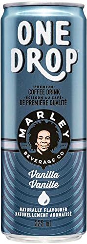 One Drop Coffee Drink Vanilla Flavor in 11 Ounce Cans (Case of 12)