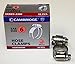 Cambridge Worm Gear Hose Clamps SAE Size 6, Adjustable 7/16-in to 25/32-in, Stainless Steel Band and Housing, Zinc Plated Screw, 10 Pack