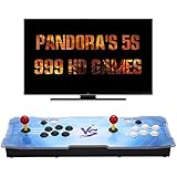 [999 HD Arcade Games] GroGou Arcade Video Game Console 999 Retro Games Pandora's Box 5s Plus Arcade Machine Double Arcade Joystick Built-in Speaker
