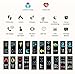 Fitness Tracker, 2018 Updated Waterproof Color Display Screen Heart Rate Monitor Watch, Sokos Bluetooth Smart Fitness Tracker Armband | Wristband | Bracelet and free iOS Android APP (Black) (Black)