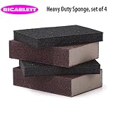 Ricarlett Kitchen Sponge Heavy Duty Sponge Non- Scratch Scrub Sponge for Scrubbing Kitchen, Bathroom, Pots, Pans, Sinks (Rectangle 4pc)