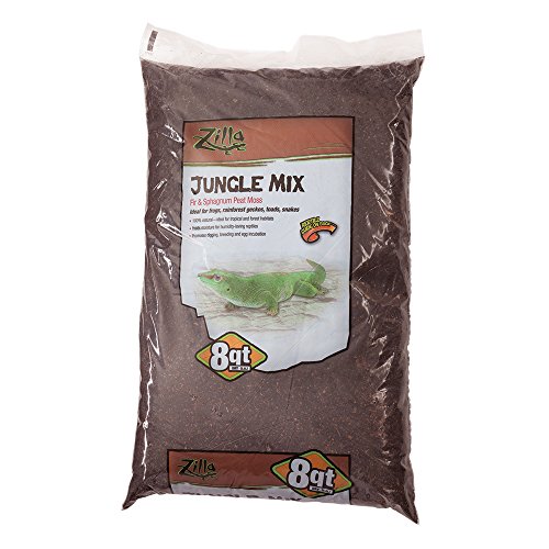 Zilla Reptile Terrarium Bedding Substrate Jungle Mix Moss & Fir, 8-Qt. - Thumbnail 2