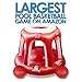 Giant Pool Inflatable Basketball Hoop Set 2 Balls Included Perfect For Water Games And Pool Toys