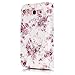 IKASEFU [9 Card Slots] Rose Flower Pu Leather Magnetic Book Style Wallet Flip Purse Protective Case Cover Compatible with Samsung Galaxy S3-Rose Flower