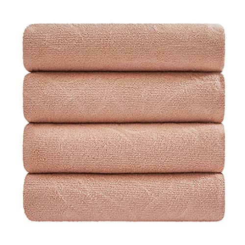 Microfiber Bath Towel 4 Pack(30" x 60") Highly Absorbent Hotel&SPA Towel Set Quick Dry Luxury