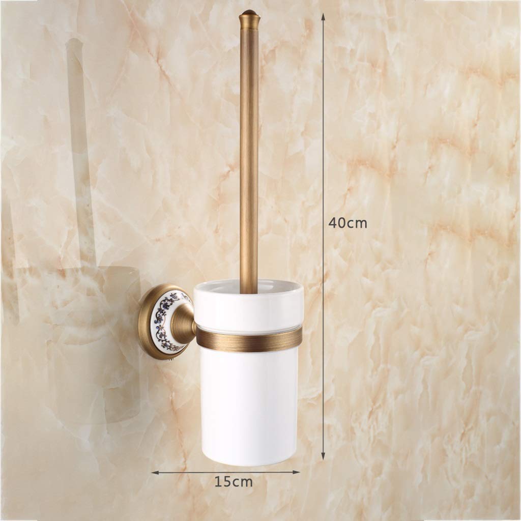 Accesorios de inodoro JKPA 15,7 Pulgadas Escobilla De Baño Cepillo Y