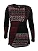 Style & Co. Womens Plus Pattern-Blocked Long Sleeves Tunic Sweater