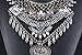 Fashion Vintage Crystal Zinc Alloy Big Pendant Bib Chain Statement Necklace for Women