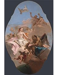 Home: Oil Painting Giovanni Battista Tiepolo An Allegory With Venus And Time, 8 x 12 inch / 20 x 31 cm , on High Definition HD canvas prints is for Gifts And Basement, Bath Room And Kids Room Decoration - LuxorPre