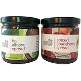 The Gracious Gourmet Fig Almond/Spiced Sour Cherry Spread, 16.3 Ounce