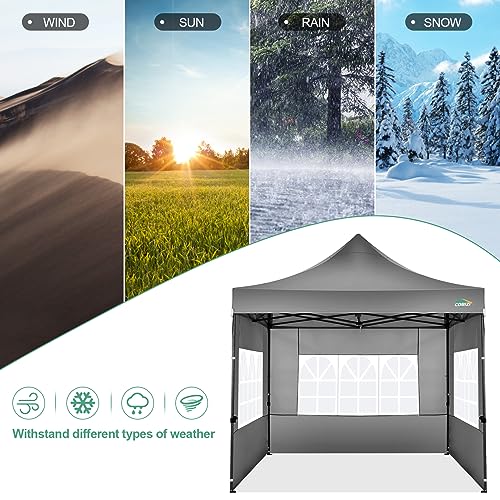 COBIZI 10x10 Heavy Duty Pop-up Canopy Tent Review: Commercial Gazebo with Sidewalls image 30