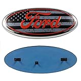 99 Carpro F150 Front Grille Tailgate Emblem for Ford, 9 inch American Flag Oval Decal Badge Nameplate for FORD 2004-2014 F250 F350, 11-14 Edge, 11-16 Explorer, 06-11 Ranger (US Flag Emblem 2)
