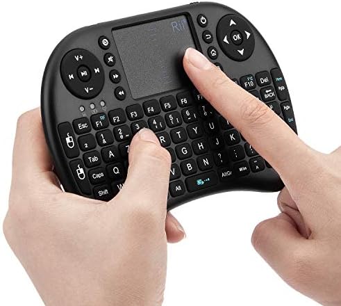 Rii Mini i8 Wireless (AZERTY) - Mini Clavier français, Ergonomique sans Fil avec Touchpad - Pour Smart TV, mini PC, HTPC, Console, Ordinateur - Bestbluetooth.fr Rii Mini i8 Wireless (AZERTY) - Mini Clavier français, Ergonomique sans Fil avec Touchpad - Pour Smart TV, mini PC, HTPC, Console, Ordinateur