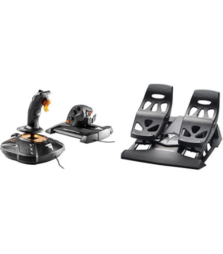 Amazon.com: ThrustMaster Hotas Warthog PC Bundle with TFRP Rudder