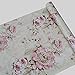 Yifely Vintage Peony Furniture Paper Peel Stick Vinyl Shelf and Drawer Liner 17.7 Inch by 9.8 Feet