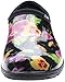 Sloggers Women's Waterproof Rain and Garden Shoe with Comfort Insole, Pansy Black, Size 9, Style 5114BP09