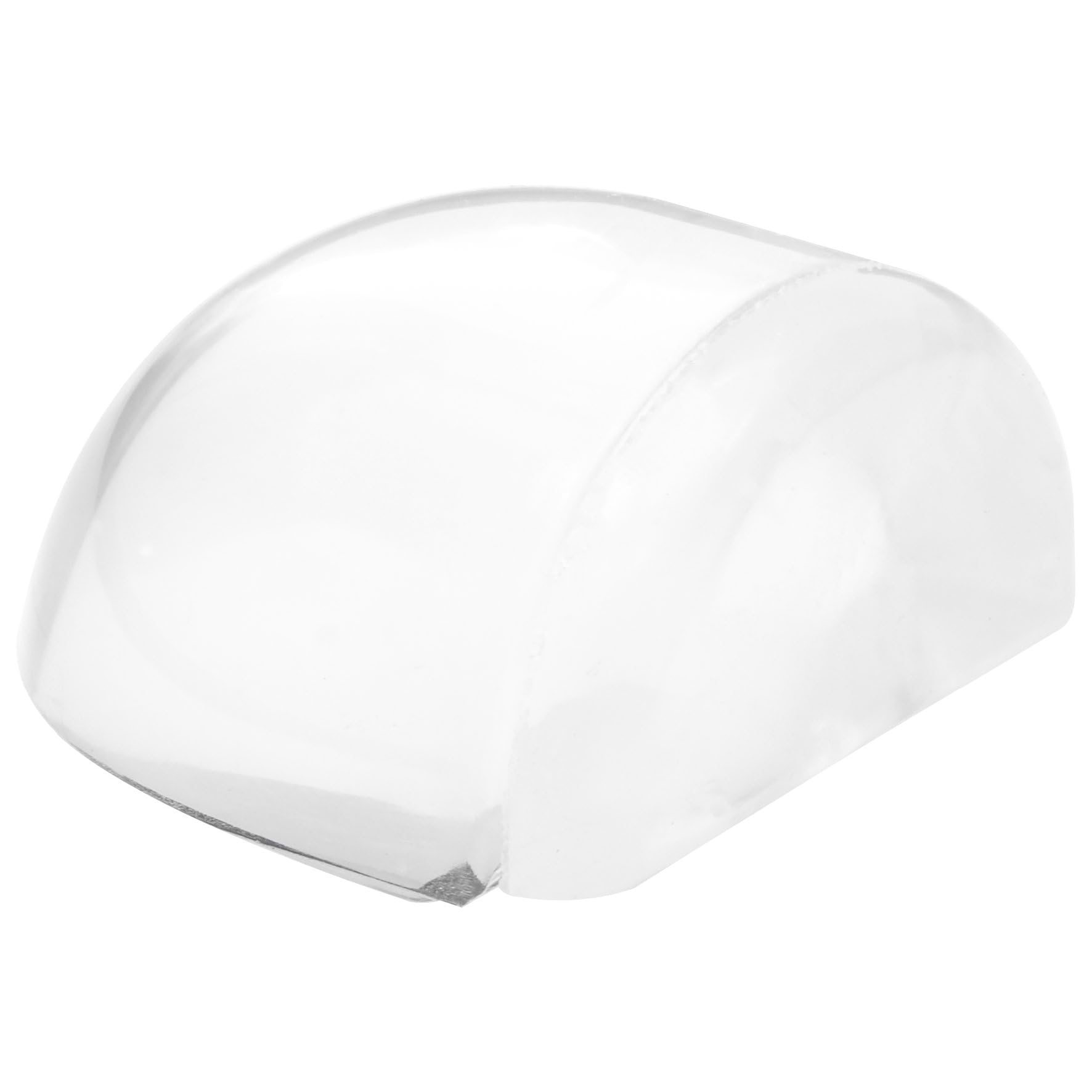 Wagner Doorstop Clear - 43 x 40 x 23 mm, self-Adhesive, Transparent Buffer Made of high Class Synthetics + Thermostatic Rubber, to be glued on Floors, Removable Without Residue - 15502811