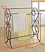 King's Brand Antique Style Pewter Finish Towel Rack Stand