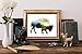 Double Exposure Bison Art Print - Unframed - 8x10 | Buffalo Wall Decor | Living Room Décor | Farmhouse Décor | Office Wall Décor