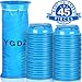 YGDZ 45 Pack Vomit Bags - Disposable Barf Bags for Travel, Motion Sickness, Nausea - 1000ml Blue