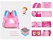 Moonwind Bow Waterproof Kindergarten Kids Toddler Backpack Girls School Book Bag (Pink)