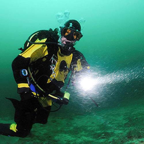 Diving Light Submarine Scuba Flashlight with Battery Dive Light