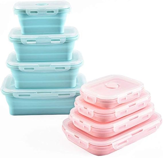 Silicone Lunch Box For Kids Silicone Folding Containers Eco