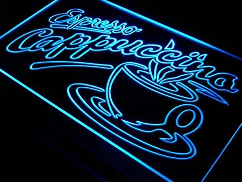OPEN Espresso Cappuccino Coffee Cafe LED Sign Night Light i220-b(c)