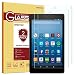 [2-Pack] OMOTON Screen Protector for All-New Fire HD 8 (2018/2017/2016 Release), Tempered Glass/HD / 9H Hardness primary