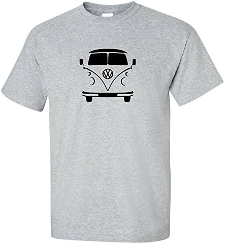 Vdubster Graphic Tees VW Bus Van Custom Printed T-Shirt (Small)