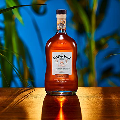 Appleton Estate Reserve Blend 8 Years Old - 8 Jahre gereifter, gold-brauner Jamaica Rum, zum pur Genießen oder für Cocktails - 1 x 0,7 l – Bild 4