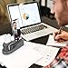 AhaStyle 3 in 1 Charging Stand Silicone Desktop Dock Holder [Chargers NOT Included] Compatible with Apple Watch, AirPods Pro/AirPods / AirPods 2 and All iPhone Models(Dark Grey)
