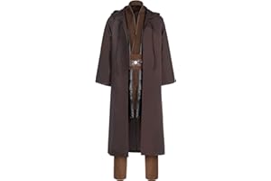 COSPLAYBOX Anakin Costume Adult Men Tunic Hooded Robe Outfits Halloween Cosplay Uniform