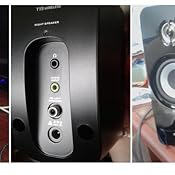 Creative T15W Wireless (2.0) Bluetooth Speakers with BasXPort Technology and Aux-in - Black 