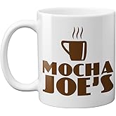 Mocha Joe's Coffee Shop - Café Latte Cappuccino 11 oz. Mug