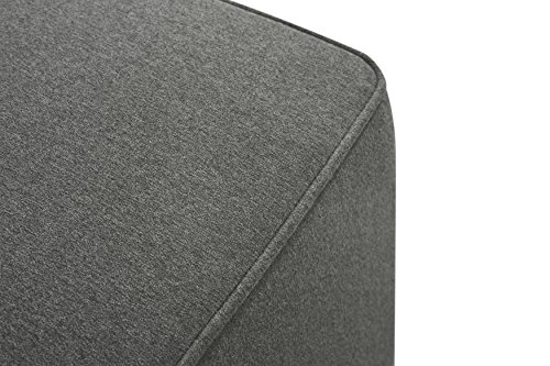 DaVinci Universal Gliding Ottoman, Dark Grey - Thumbnail 2