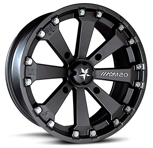 MSA Kore 14x7 Black Wheel / Rim 4x110 with a -52mm Offset and a 86.00 Hub Bore. Partnumber M20-14710