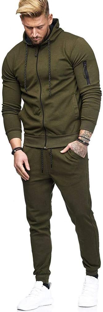 tan sweatsuit mens