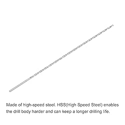 uxcell HSS(High Speed Steel) Extra Long Twist Drill