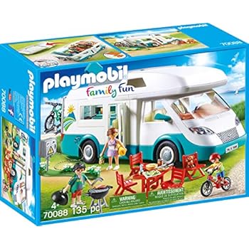 playmobil caravan and car