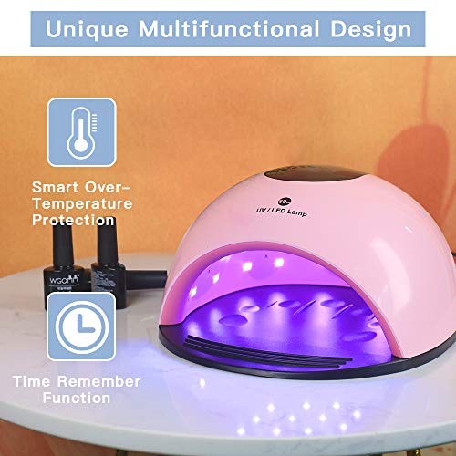 80W UV Nail Lamp, DIOZO High Power Nail Dryer, UV/LED Curing Lamp for