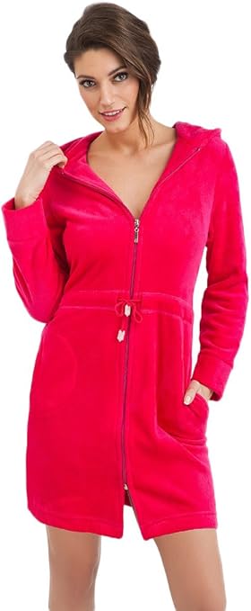 bademantel mit rei�verschluss ohne kapuze