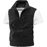 Gihuo Men's Lightweight Outdoor Travel Vest Full Zip Casual Lightweight Work Vest