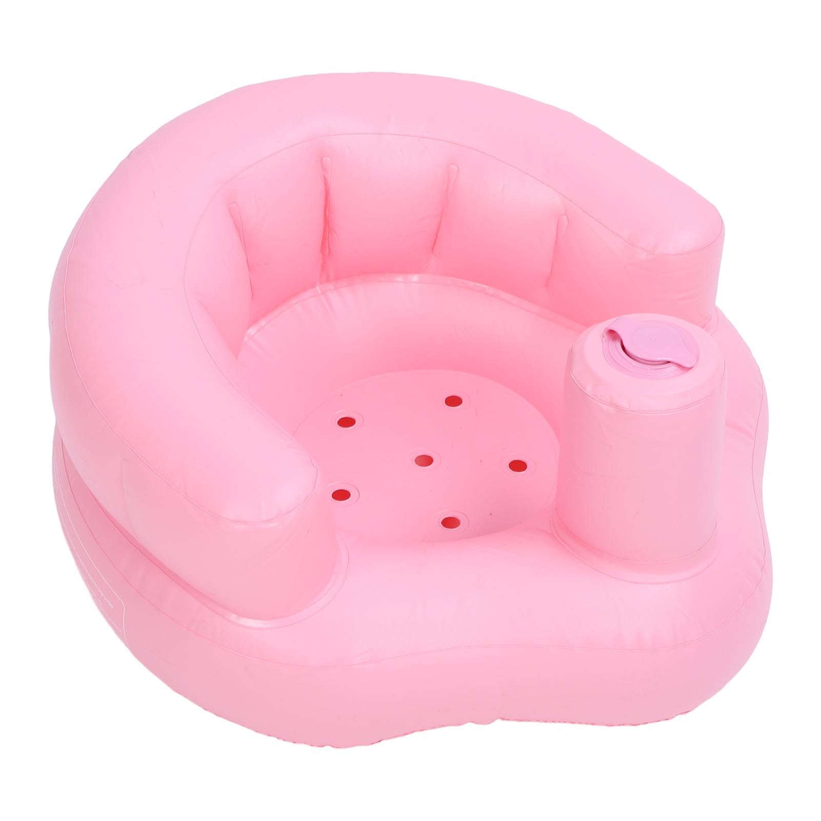 Inflatable Baby Chair, Infant SupportWraparound Design with Storage Case, PVC Baby SupportSummer Toddler Chair for Babies 3 Months and Up Sitting Up