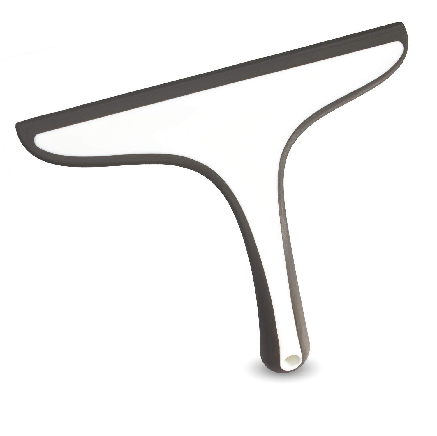 Sealis Shower Squeegee Grey - Shower Squeegee Made of Plastic and Silicone - Shower Squeegee Wide 25.5 cm - Water Squeegee for Shower, Bathroom, Floor, Tiles & Windows - Rubber Squeegee, Flitsche