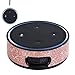BENTOBEN Wall Mount Case for Amazon Echo Dot Alexa (Fit Echo Dot 2nd Generation) Glitter Sparkle Premium Vegan Leather Cover Sleeve Wall Mount Stand Guard Holder for Echo Dot 2nd Gen,Rose Gold