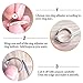 Set of 32 Ring Size Adjuster with 14 Sizes Clear Ring Sizer Resizer Fit for Loose Rings(2mm/3mm) Spiral Silicone Tightener Set with Polishing Cloth (Ring Size Adjuster)