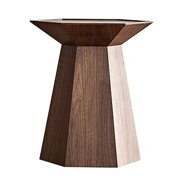 Hexagonal Wooden Side Tableiving Room Bedroom Balcony Corner