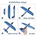 Throwing Foam Airplane Toys 13.5 Inches Flying Glider Inertia Plane Manual Circling Functions Flying Aircraft Fun Outdoor Fun for Kids Children Boys Girls 2pcs